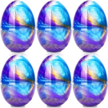 Easter Basket Stuffers, 6Pc Galaxy Putty Kit, Easter Basket Stuffers Stress Relief for Kids, Easter Eggs Galaxy Creative Activities Gifts for Girls Boys Party Favors Birthday Classroom Prizes