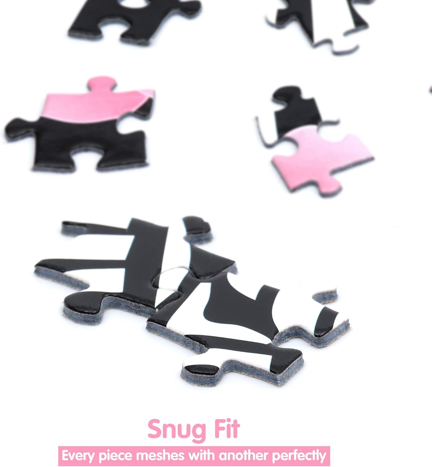 Lavievert 1000 Piece Round Jigsaw Puzzle Game for Adults - Romantic Cherry Blossom - Image 4