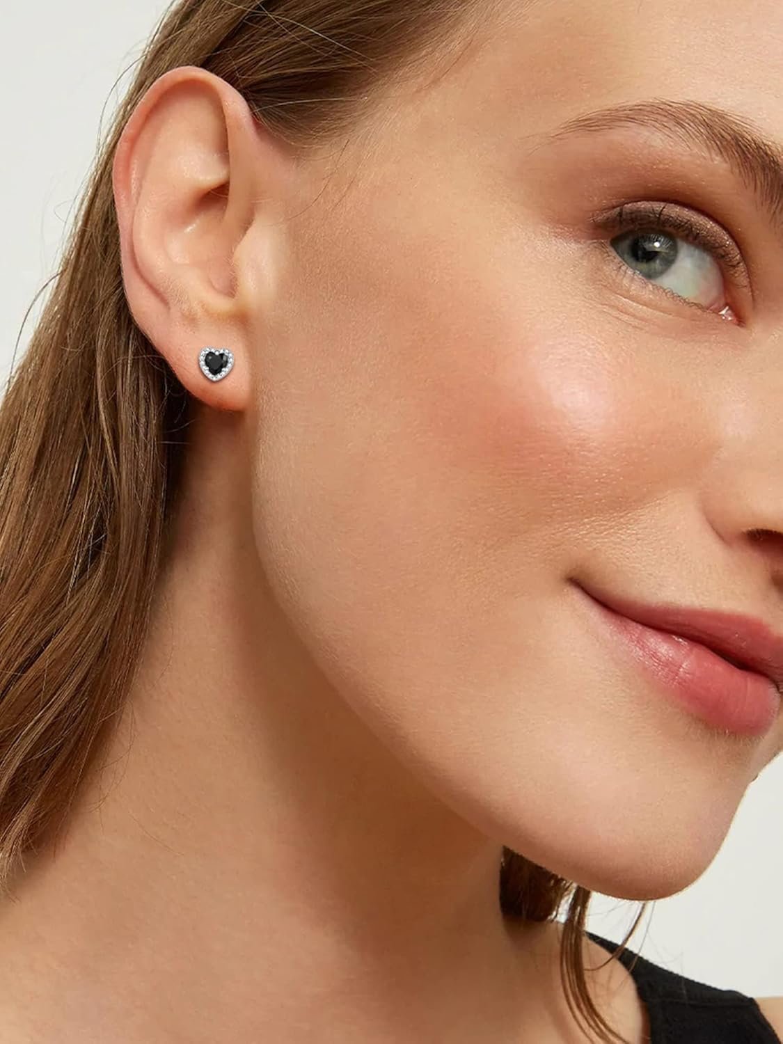 ChicSilver 925 Sterling Silver Heart/Round/Pear/Emerald Cut Birthstone Stud Earrings for Women Birthday Jewelry - Image 3