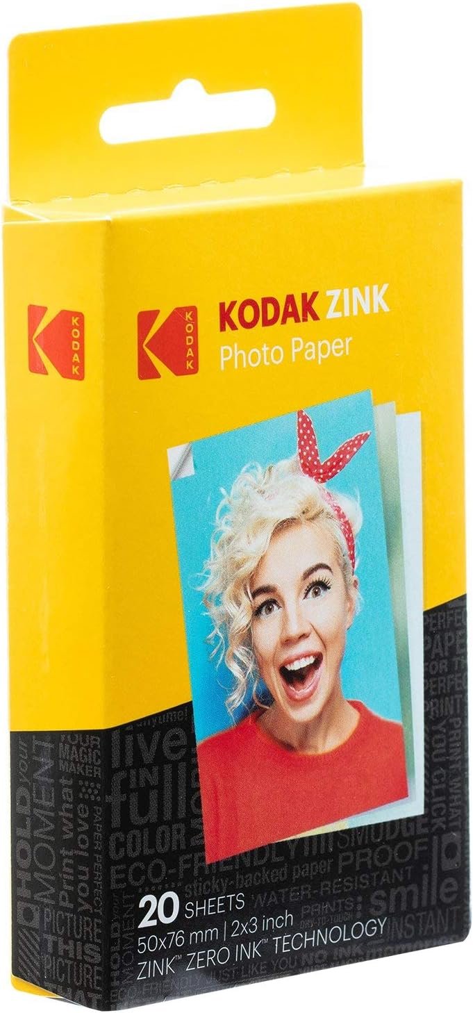 KODAK Step Instant Photo Printer with Bluetooth/NFC, Zink Technology & KODAK App for iOS & Android (Pink) Go Bundle - Image 2