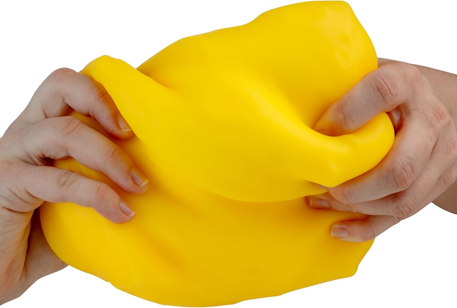 ORB Easy Sqweezy Super Cheesy - Squeeze This Big, Fun, Squishy, Slow Rising, Extra Soft Giant Block of Cheese for Stress Relief - Original Sensory / Fidget Novelty Toy and Gift for Kids and Adults - Image 5