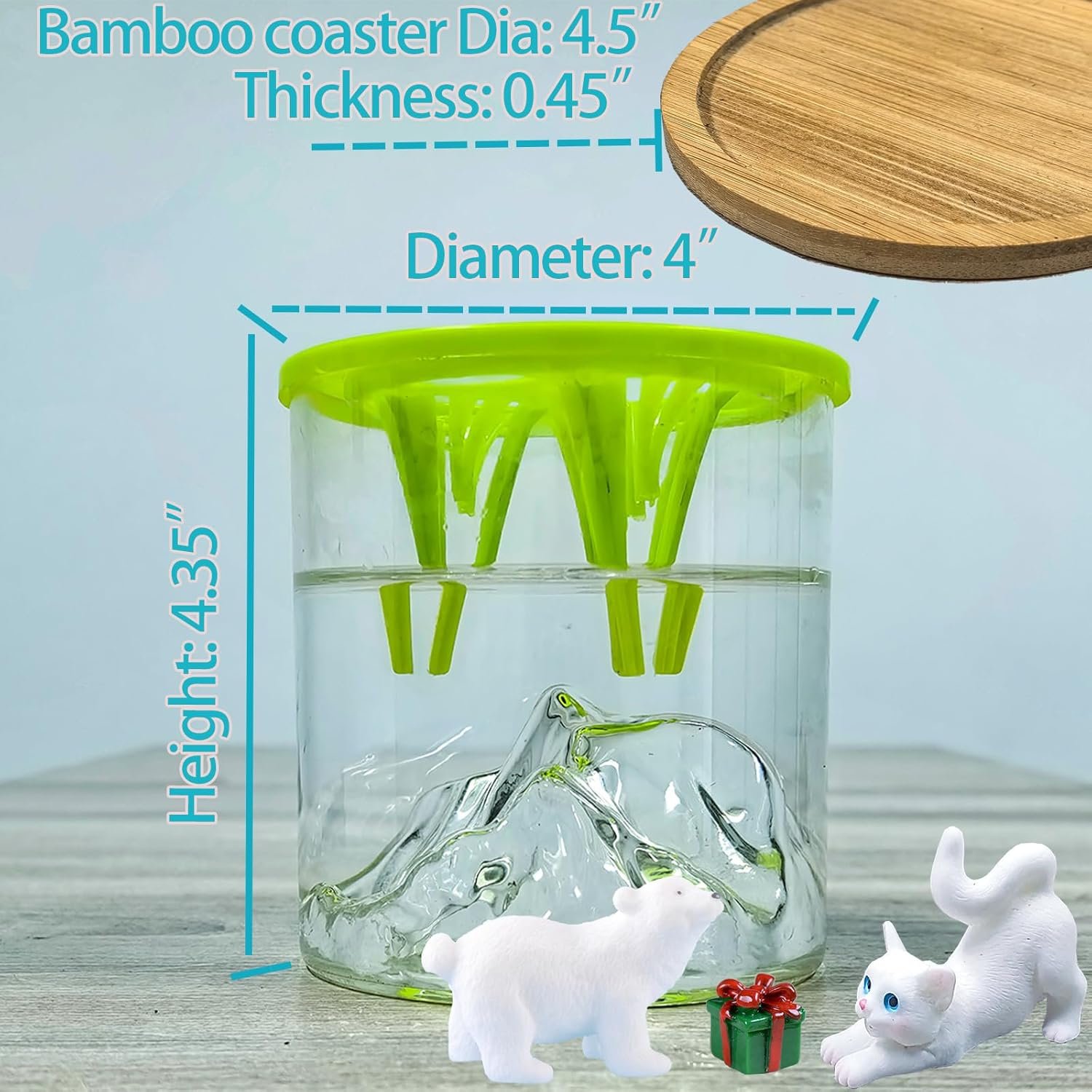 Versatile Plant Propagation Station Vase Hydroponic Planter Pot,Glass Plant Terrarium Kit,Fresh Indoor Herb Garden Kit| Christmas Birthday Gift for Gardener Women Mom Garden Lover | Home Office Decor - Image 9