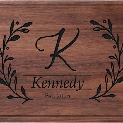 Wedding Gifts for Couples, Personalized Cutting Boards, 2025 Couple Gifts for Engagement, Housewarming, Anniversary, Halloween, Thanksgiving and Christmas, Custom Cutting Boards Presents to New Home