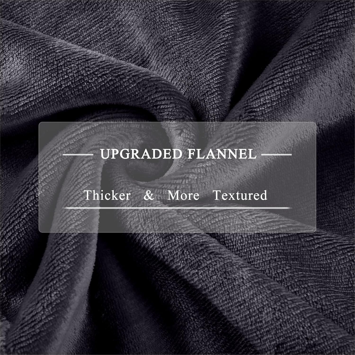 COZYTY Heated Blanket Electric Blanket Full Size, Super Soft Cozy Upgraded Flannel Heating Blanket with 6 Heating Levels & 1-10 Hours Auto Off, Fast Heating & Overheat Protection, 72" x 84", Dark Gray - Image 2