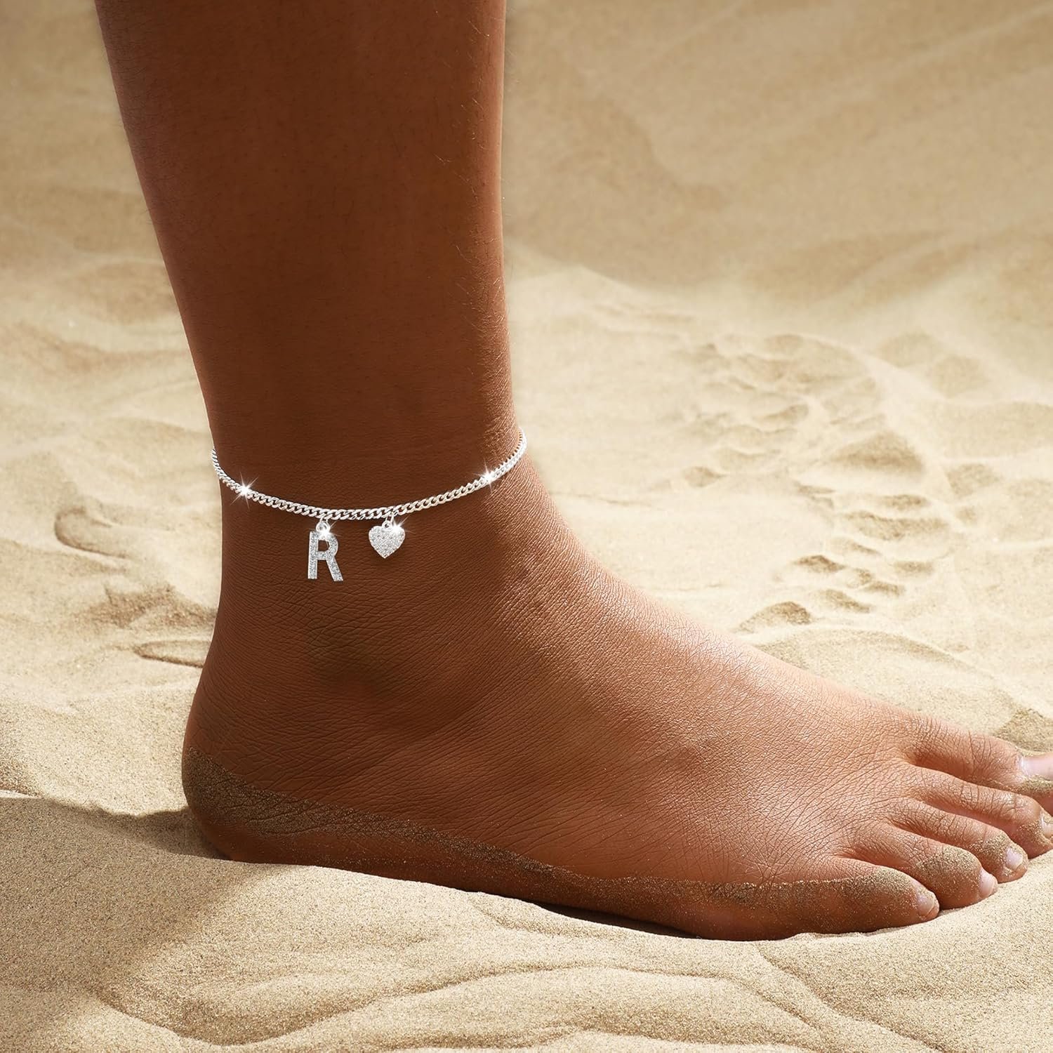 Gold Anklets for Women Waterproof 14k Plated Gold Layered Ankle Bracelets for Women Trendy Cute Simple Anklets Beach summer Jewelry Minimalist Gift for Women - Image 2