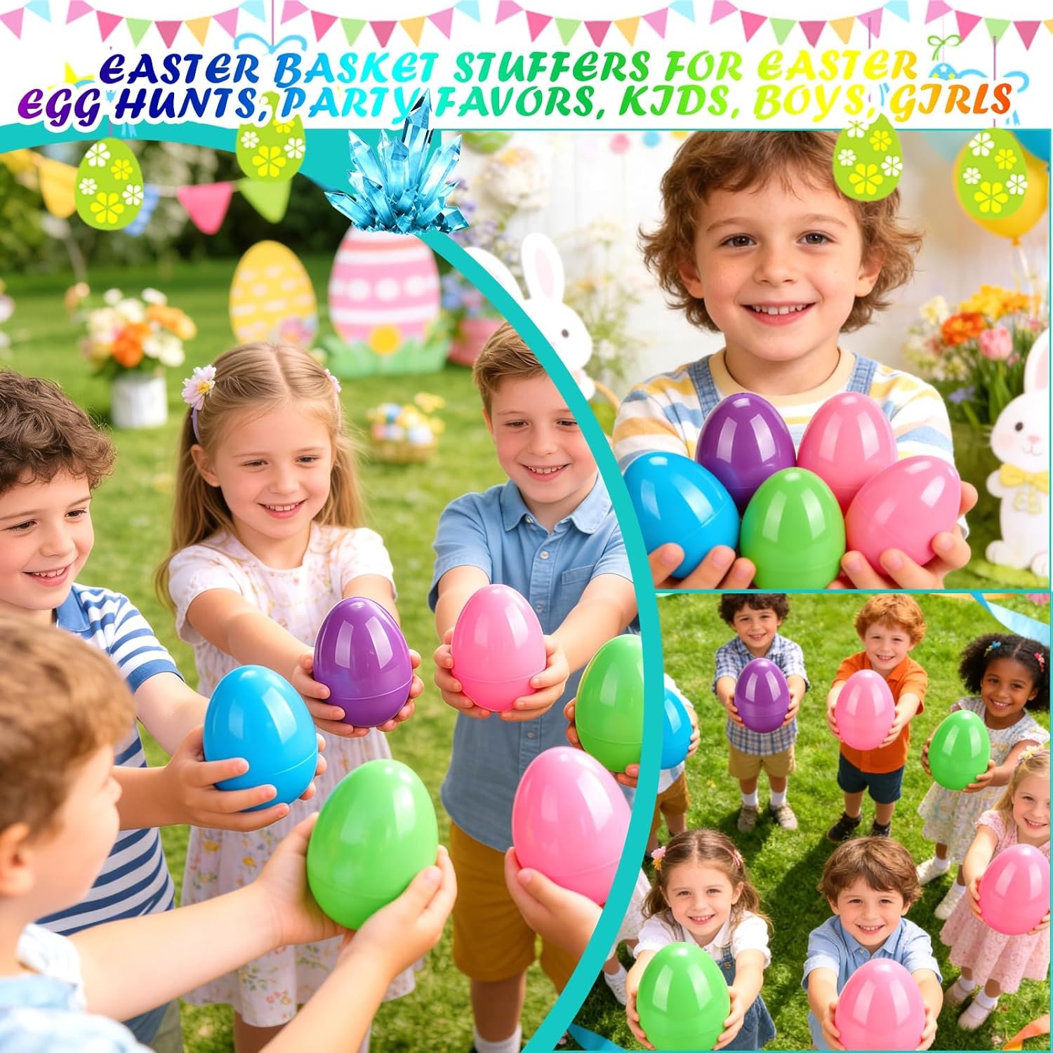 Grenfield Easter Eggs Fillers with Science Kit Planting Crystal, Easter Basket Stuffers Science Kit Planting Crystal Toy, Classroom Prizes for Easter Egg Hunts,Party Favors,Kids, Boys Girls (12 Pack) - Image 6