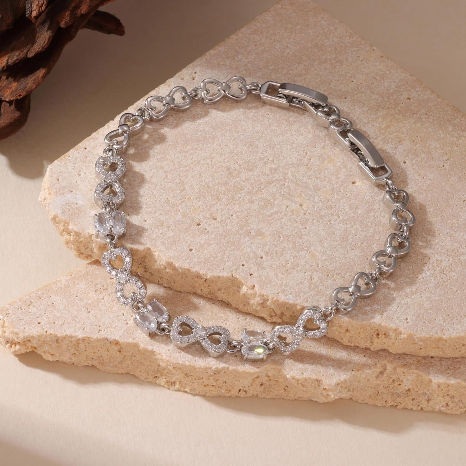 Bracelets For Women, Gold Plated & Silver Tone Heart Jewelry, Perfect for Christmas, Valentine's Day, Birthdays - Image 7