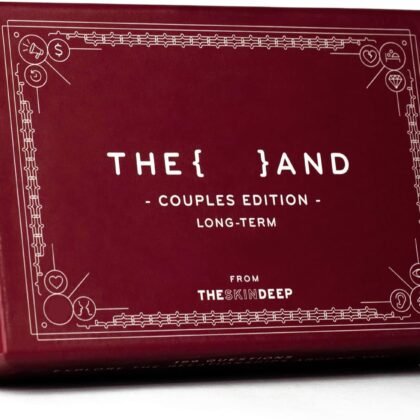 {THE AND} Long Term Couples Edition - 199 Meaningful Conversation Cards for Couples - Questions to Reconnect & Deepen Relationships - Couples Card Game to Reflect & Rediscover Love by The Skin Deep