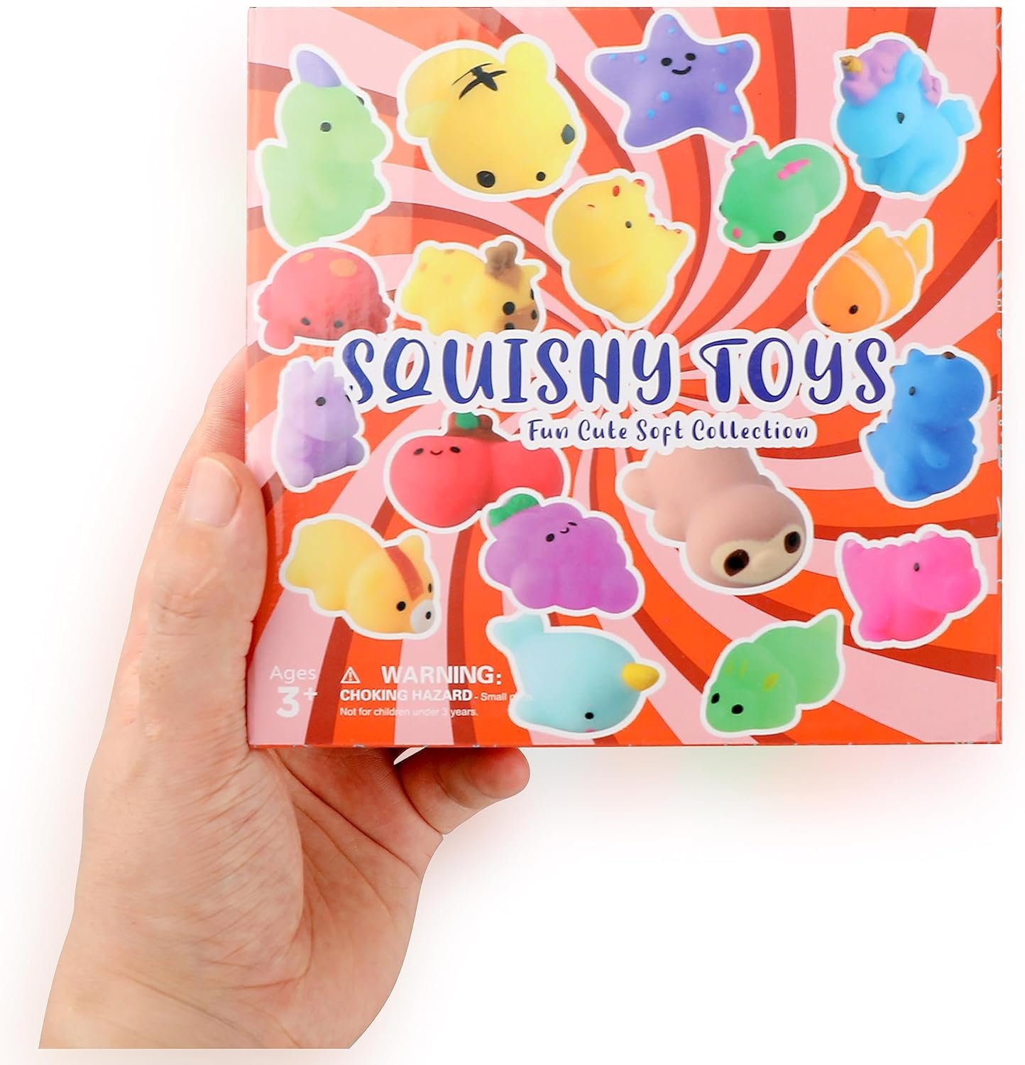 Squishies, 26 Pack Mochi Squishy Toys - Kawaii Cat Squishys Slow Rising Animals - Party Favors, Goodie Bag, Birthday Gifts, Mini Squishies Stress Reliever Toy - Image 5