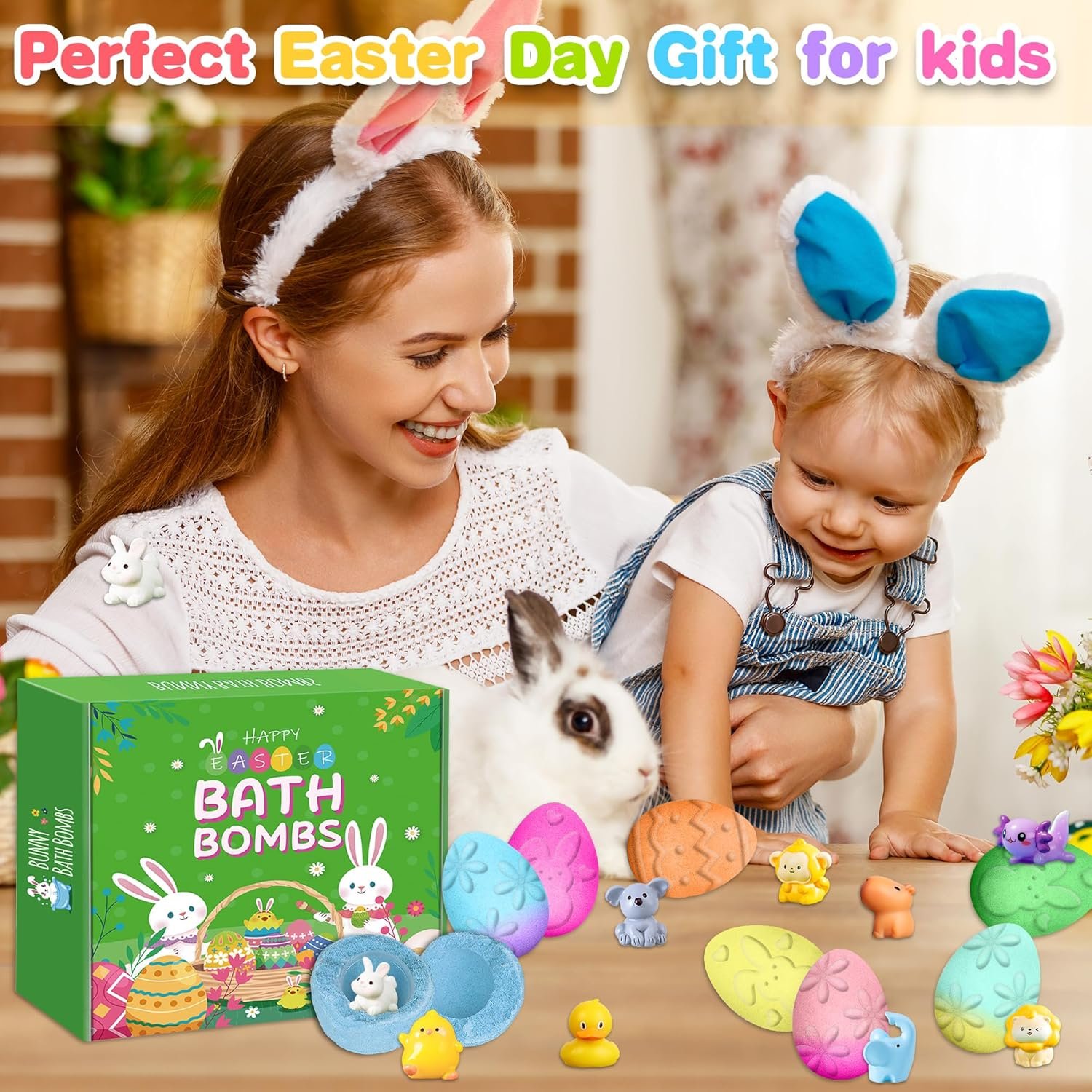 Easter Egg Bath Bombs for Kids with Surprise Toys Inside, Easter Basket Stuffers for Boys and Girls,9 Pack Bunny Bubble Bath Bombs for Easter Egg Hunt Toddler Teen Easter Gifts Party Favor - Image 7