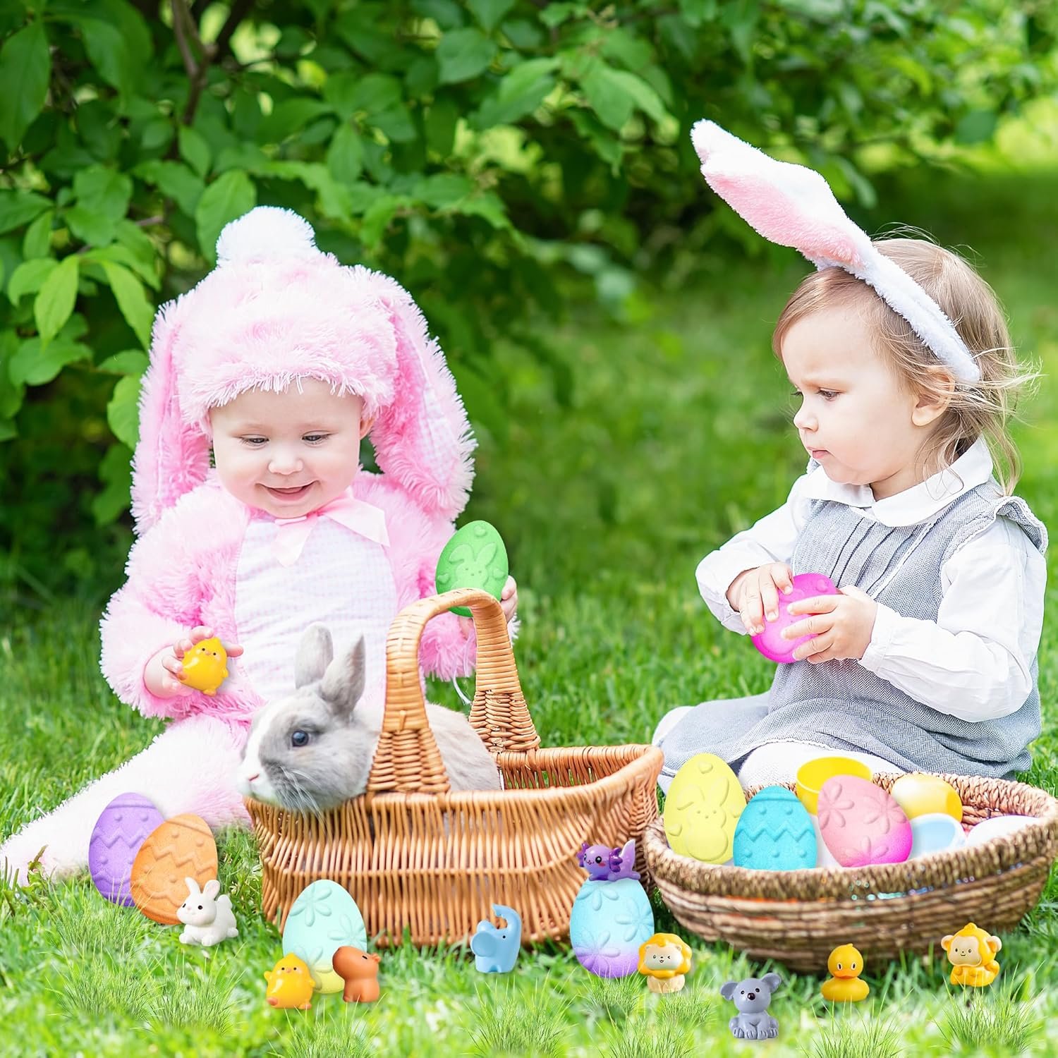 Easter Egg Bath Bombs for Kids with Surprise Toys Inside, Easter Basket Stuffers for Boys and Girls,9 Pack Bunny Bubble Bath Bombs for Easter Egg Hunt Toddler Teen Easter Gifts Party Favor - Image 5