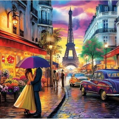 Jigsaw Puzzles 300 Pieces for Adults Tower Puzzles 300 Piece Puzzle for Adults Kids Puzzle Letter on Back Birthday Gift Puzzles Educational Toys Family Challenging Games 20.5x15IN