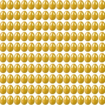 150 Pcs Easter Eggs Plastic Fillable Easter Eggs Bulk Empty Blank for Easter Basket Stuffers Fillers Easter Theme Party Favor Easter Hunt Stuffers Classroom Prize (Gold)