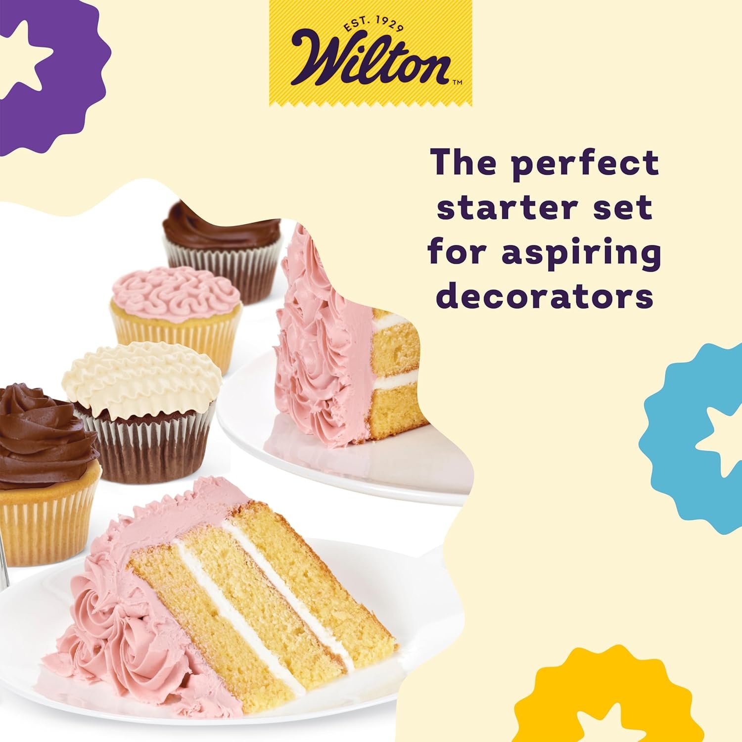 Wilton Beginning Buttercream Decorating Set, 20-Piece Cake Decorating Kit - Image 5