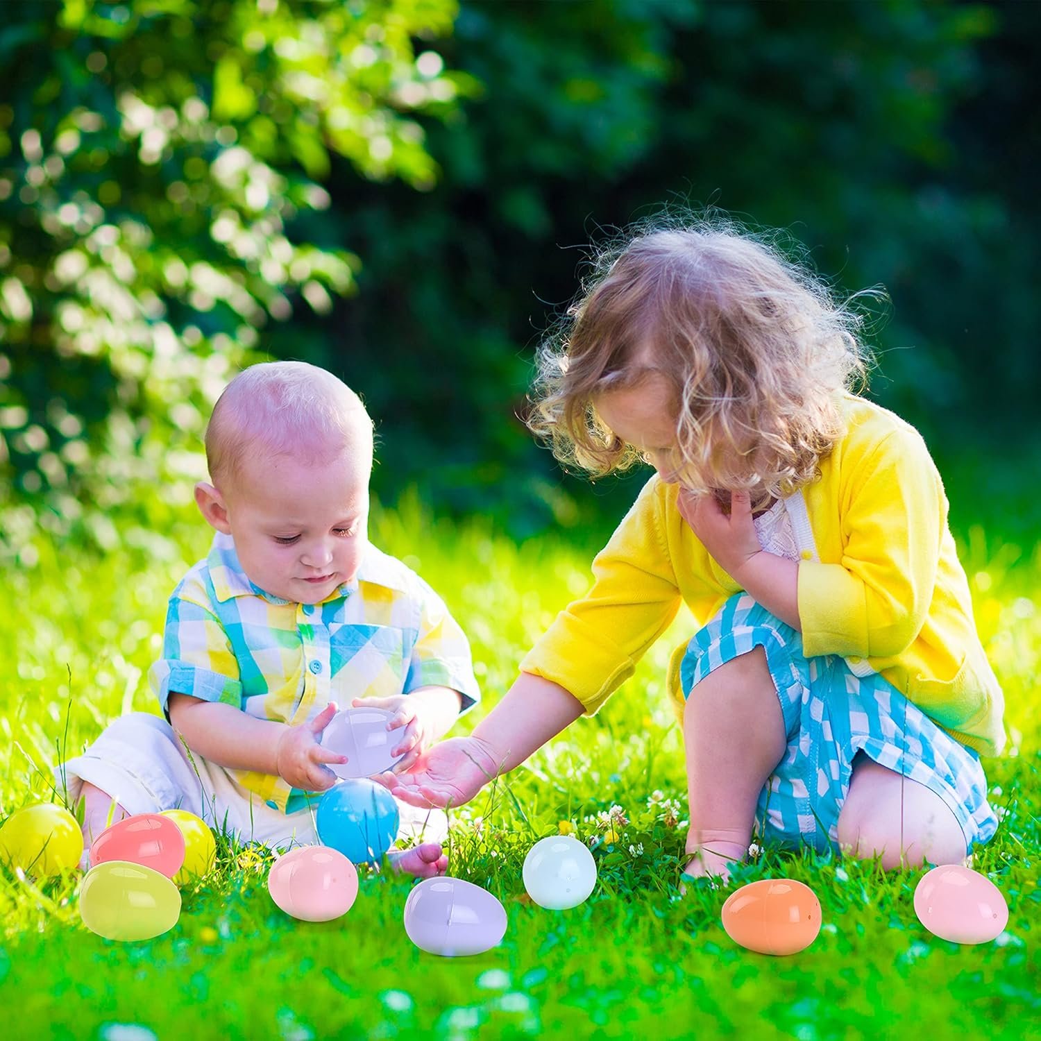 Mr. Pen- Fillable Easter Eggs, Bright Color, 2.3 inch, 48 Pack, Easter Eggs, Plastic Eggs, Easter Eggs Empty, Plastic Easter Eggs, Plastic Eggs Fillable, Easter Eggs Bulk - Image 9