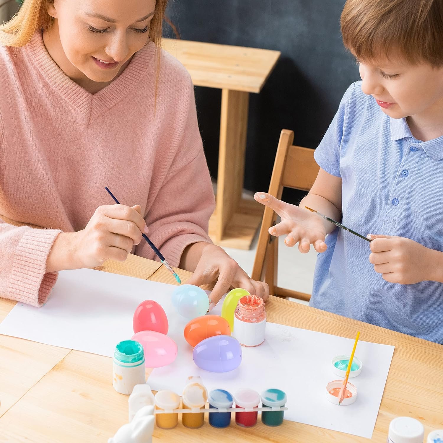 Mr. Pen- Fillable Easter Eggs, Bright Color, 2.3 inch, 48 Pack, Easter Eggs, Plastic Eggs, Easter Eggs Empty, Plastic Easter Eggs, Plastic Eggs Fillable, Easter Eggs Bulk - Image 6