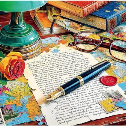 500 Pieces Puzzle for Adults – Romantic Love Letter Jigsaw Puzzle, Challenging, Relaxing & Perfect for Family Game Nights, 20.5 x 15 in