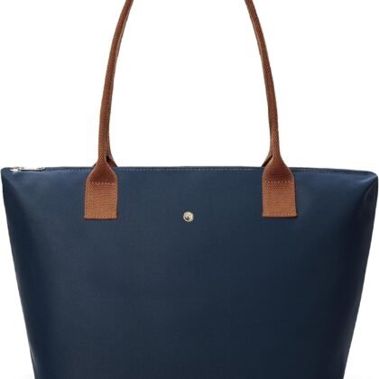 KALIDI Tote Bag for Women Nylon Top-Handle Purse,Large Capacity Shoulder Hobo handBag with Zipper Leisure Foldable Weekend